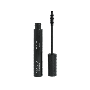 Maria Åkerberg mascara i svart förpackning. Tjock fiberborste. Svart mascara, 10 ml.