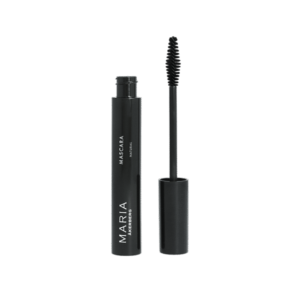 Maria Åkerberg mascara i svart förpackning. Tjock fiberborste. Svart mascara, 10 ml.